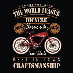 Bicycle vector file template