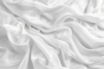 Obraz premium A detailed view of white fabric texture