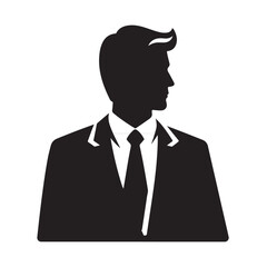 silhouette Businessman icon