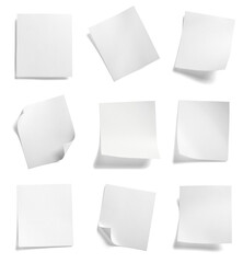 paper message note reminder blank background office business white empty page label tag