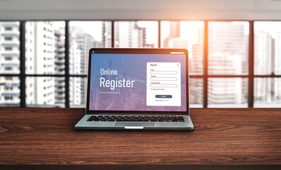 Online registration form for modish form filling on the internet website