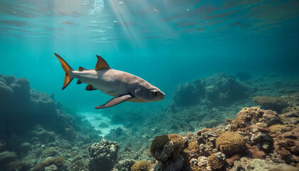 Fototapeta premium fish in the sea