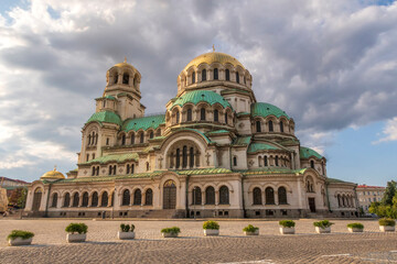 The St. Alexander Nevsky Cathedral in Sofia, Bulgaria