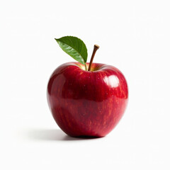 Apple on white background