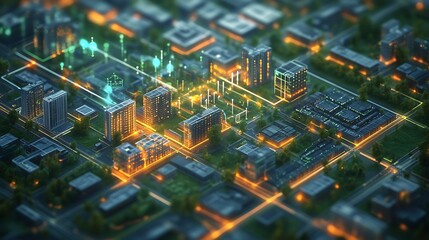 Smart City Network -  A Digital Vision of Urban Connectivity