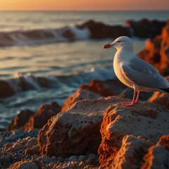 seagull on the beach