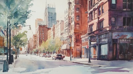 A serene reflection of trees and sky in a tranquil lake surrounded by nature in summer