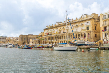 Malta, Valletta, Grand Harbor.