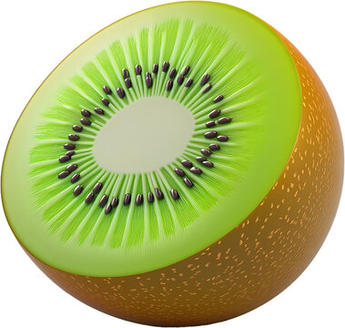recommend clip art: 3D icon of kiwi clip art