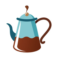  coffee teapot vector