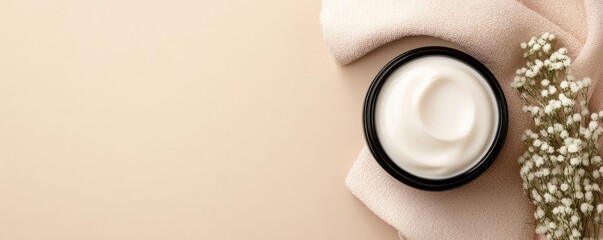 Creamy facial foam with soothing properties, calming skincare, rich and soft