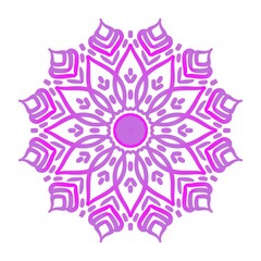 Vibrant Mandala with Bold Colors