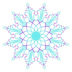 Vibrant Mandala with Bold Colors