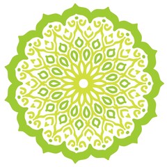 Vibrant Mandala with Bold Colors