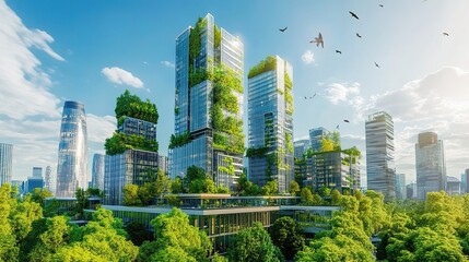 Urban development with sustainable practices