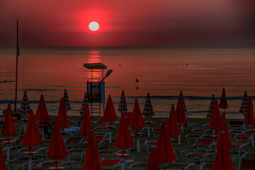 Sunrise on the sea - Vieste - Puglia - Italy