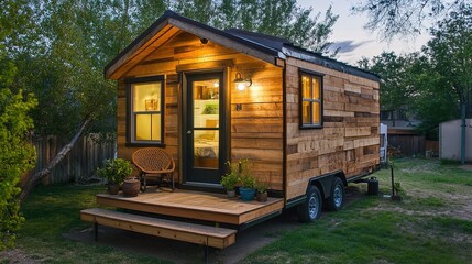 Tiny home movement with sustainable practices