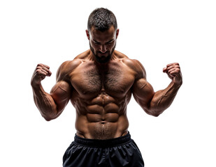 portrait of a muscular man png