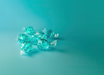 candies on a background