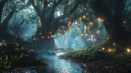 Enchanted Forest Stream.