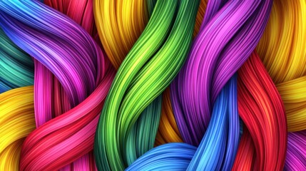 Abstract Colorful Swirls