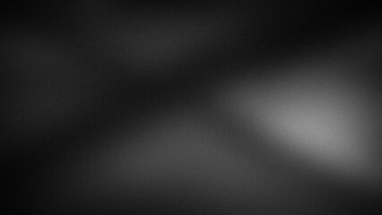 A dark, grainy 4K background with a monochromatic black and white gradient. Ideal for creating moody, minimalist wallpapers and banners with a sleek, modern design