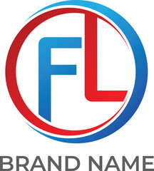 Creative FL Logo Design Template