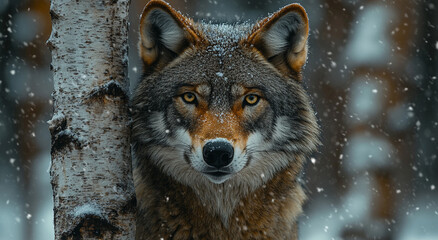 Obraz premium wolf in the forest