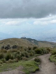 landscape with mountains and clouds © Hayley
