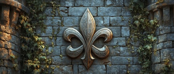 Fleur de lis Royal Emblem Christianity Religion Spiritual Symbol
