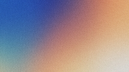 Blue, red, yellow and white grainy colorful gradient background glowing noise effect texture cover header poster design