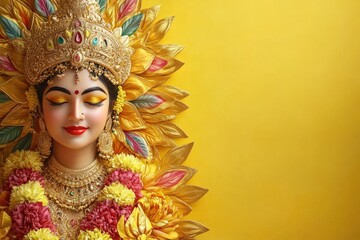 Divine celebration: Navratri, the nine nights dedicated to goddess durga with vibrant rituals, fasting, and traditional dances, the triumph of good over evil and the power of feminine energy
