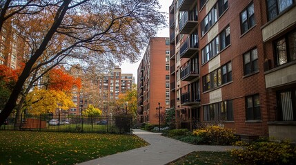 Fototapeta premium Affordable housing for low-income families