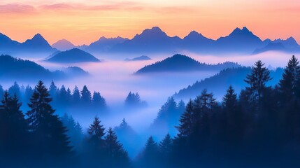 Obraz premium High-definition view of a majestic mountain range mirrored in a crystal-clear lake ideal for wallpapers