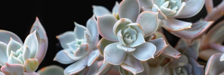 Obraz premium Ghost plant, also known as Mother of Pearl, Graptopetalum.
