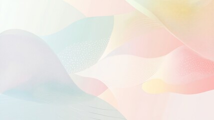 A colorful painting of mountains and hills with a blue and pink sky