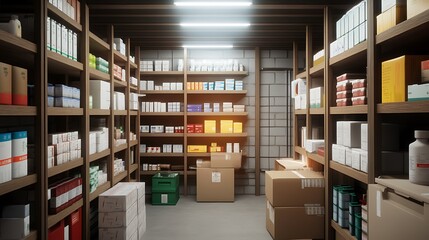 Clean and Well-Organized Workspace with Modern Furniture and Natural Light