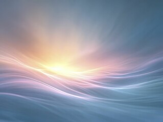 A polished and abstract depiction of kinetic energy coursing through a luminous terrain, conveying a feeling of dynamic movement and vitality.