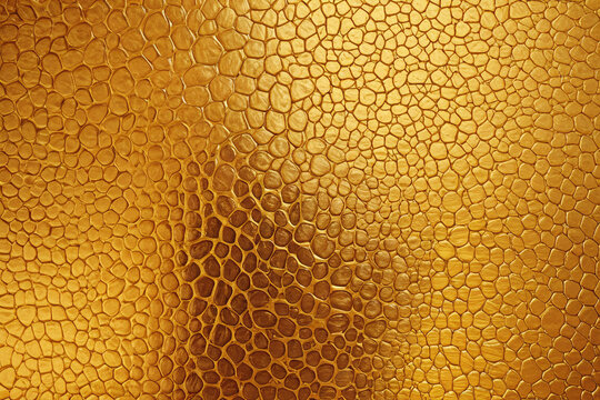 Texture or effet martel&eacute; avec craquelures ou structure nid d'abeilles avec reflets. 