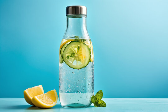 Boison cure bien &ecirc;tre et sant&eacute;, eau aromatis&eacute;e agrumes et fruits