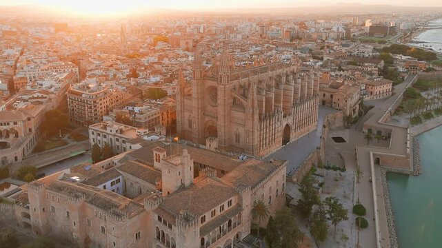 The Cathedral of Santa Maria of Palm, Palma de Mallorca, Mallorca, Spain