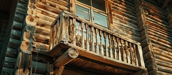The Balcony Of The Wooden House