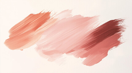 abstract gouache paint background. soft, rounded, large brush stroke. soft and gentle color palette, using dusty rose, apricot beige, muted soft pink.