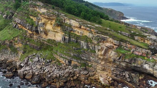 Monte Jaizkibel, Paramoudras Hondarribia Gipuzkoa. Stock-26
