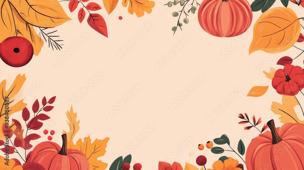 Poster a sleek vector of a seasonal menu with minimalist design, placed on a clean background with ample sp