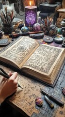 Book of Shadows Modern Practitioner Wicca Religion Spiritual Symbol