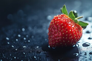 Desktop HD wallpaper: Food, Strawberry, Still Life, Berry, Fruit, Jam free download background, Strawberry, Close Up, Berry, Drops, Macro free download background ,Strawberry, Close Up, Berry,  ai