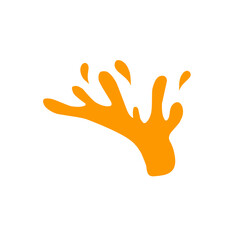 Obraz premium Orange juice splash