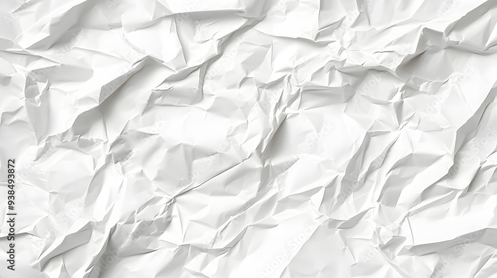 Poster white crumpled paper background texture pattern overlay