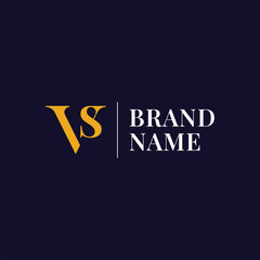 Letter VS Classy Luxury Logo